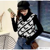 ニットベスト 格子 トップス | JOCOSA | 詳細画像16 