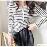 ボーダー トップス ニット | JOCOSA | 詳細画像18 