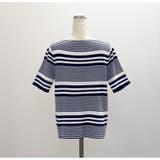 マルチボーダー 半袖 トップス | JOCOSA | 詳細画像4 