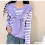 肩掛け風 ボーダー 長袖 | JOCOSA | 詳細画像23