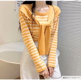 肩掛け風 ボーダー 長袖 | JOCOSA | 詳細画像24