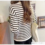 肩掛け風 ボーダー 長袖 | JOCOSA | 詳細画像5