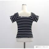 メロウフリル ボーダー 半袖 | JOCOSA | 詳細画像5 