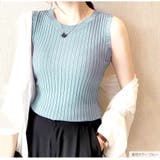 サマーニット リブ ノースリーブ | JOCOSA | 詳細画像25