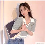 サマーニット 半袖 ショート丈トップス | JOCOSA | 詳細画像21 