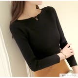 切り替えリブニット トップス 長袖 | JOCOSA | 詳細画像14