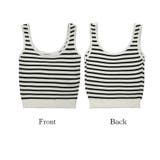 タンクトップ ショート丈 ボーダー | JOCOSA | 詳細画像11