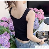 タンクトップ ショート丈 ボーダー | JOCOSA | 詳細画像4