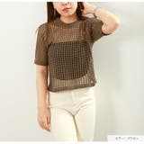 メッシュ編みニット トップス 半袖 | JOCOSA | 詳細画像16