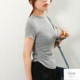 グレー | ニット トップス 半袖 | JOCOSA