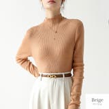 ベージュ | ニット トップス リブニット | JOCOSA