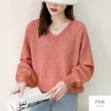 ピンク | ニット トップス Vネック | JOCOSA