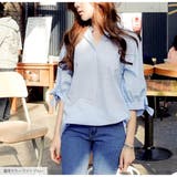 ブラウス ストライプ 袖リボン | JOCOSA | 詳細画像16 