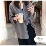 グレー | シャツ 長袖 無地 | JOCOSA