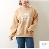 ベージュ | スウェット 裏起毛 ロゴ | JOCOSA