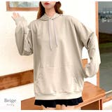ベージュ | パーカー 無地 薄手 | JOCOSA