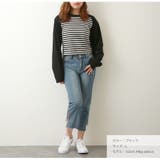 レイヤード風 ボーダー ドッキングトップス | JOCOSA | 詳細画像12 