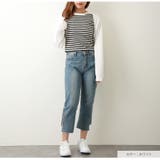 レイヤード風 ボーダー ドッキングトップス | JOCOSA | 詳細画像16 