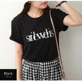 ブラック | ロゴTシャツ プリント オーバーサイズ | JOCOSA