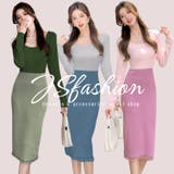 バイカラー ニットワンピース 全3色 | JS FASHION | 詳細画像1 