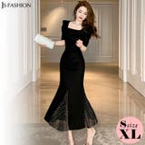 タイトワンピ マーメイド スパンコール | JS FASHION | 詳細画像1