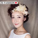 フラワージュエリーヘアピン ビーズヘア飾り 結婚式ヘアアクセサリー | JS FASHION | 詳細画像3 