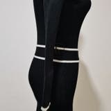オープンショルダー リブニットワンピース ウエストリボン | JS FASHION | 詳細画像15