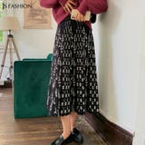 花柄ニットスカート 全2色 総柄 | JS FASHION | 詳細画像10
