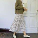 花柄ニットスカート 全2色 総柄 | JS FASHION | 詳細画像21