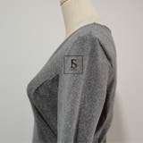 ロングワンピース 深いスリット入り 起毛リブワンピース | JS FASHION | 詳細画像14
