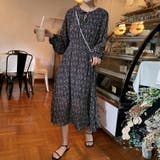 花柄ワンピース 全2色 襟付き | JS FASHION | 詳細画像9
