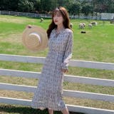 花柄ワンピース 全2色 襟付き | JS FASHION | 詳細画像3