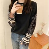 異素材切替スウェット コントラスト バイカラー | JS FASHION | 詳細画像4