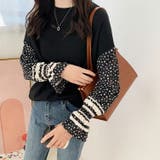 異素材切替スウェット コントラスト バイカラー | JS FASHION | 詳細画像6