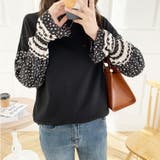 異素材切替スウェット コントラスト バイカラー | JS FASHION | 詳細画像7