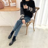異素材切替スウェット コントラスト バイカラー | JS FASHION | 詳細画像9