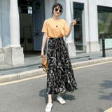 マキシスカート 全2色 小花柄スカート | JS FASHION | 詳細画像9