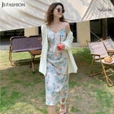 プリント柄ワンピース キャミワンピース Aライン | JS FASHION | 詳細画像1
