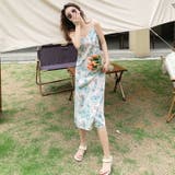 プリント柄ワンピース キャミワンピース Aライン | JS FASHION | 詳細画像3