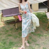 プリント柄ワンピース キャミワンピース Aライン | JS FASHION | 詳細画像5