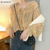 花柄ブラウス 全2色 小花柄シフォンブラウス | JS FASHION | 詳細画像2