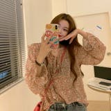 花柄ブラウス 全2色 小花柄シフォンブラウス | JS FASHION | 詳細画像5