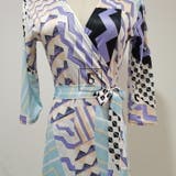 カシュクールワンピース 前開く 総柄 | JS FASHION | 詳細画像10 