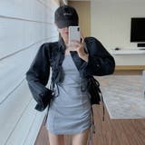 春 アウター ショート丈デニムジャケット | JS FASHION | 詳細画像3