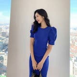 バックリボン タイトワンピース パフ袖 | JS FASHION | 詳細画像10 