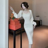 ニットワンピース 全4色 ショート丈カーディガン付き | JS FASHION | 詳細画像11