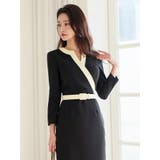 バイカラーワンピース パーティードレス 結婚式 | JS FASHION | 詳細画像14