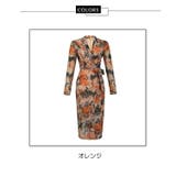 柄ワンピース カシュクールワンピ Vネック | JS FASHION | 詳細画像17 