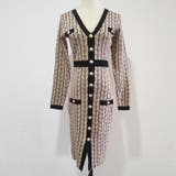 総柄 ニットワンピース 全2色 | JS FASHION | 詳細画像12 