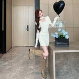 バレンタイン限定価格 アームウォーマー付き ニットワンピース | JS FASHION | 詳細画像7